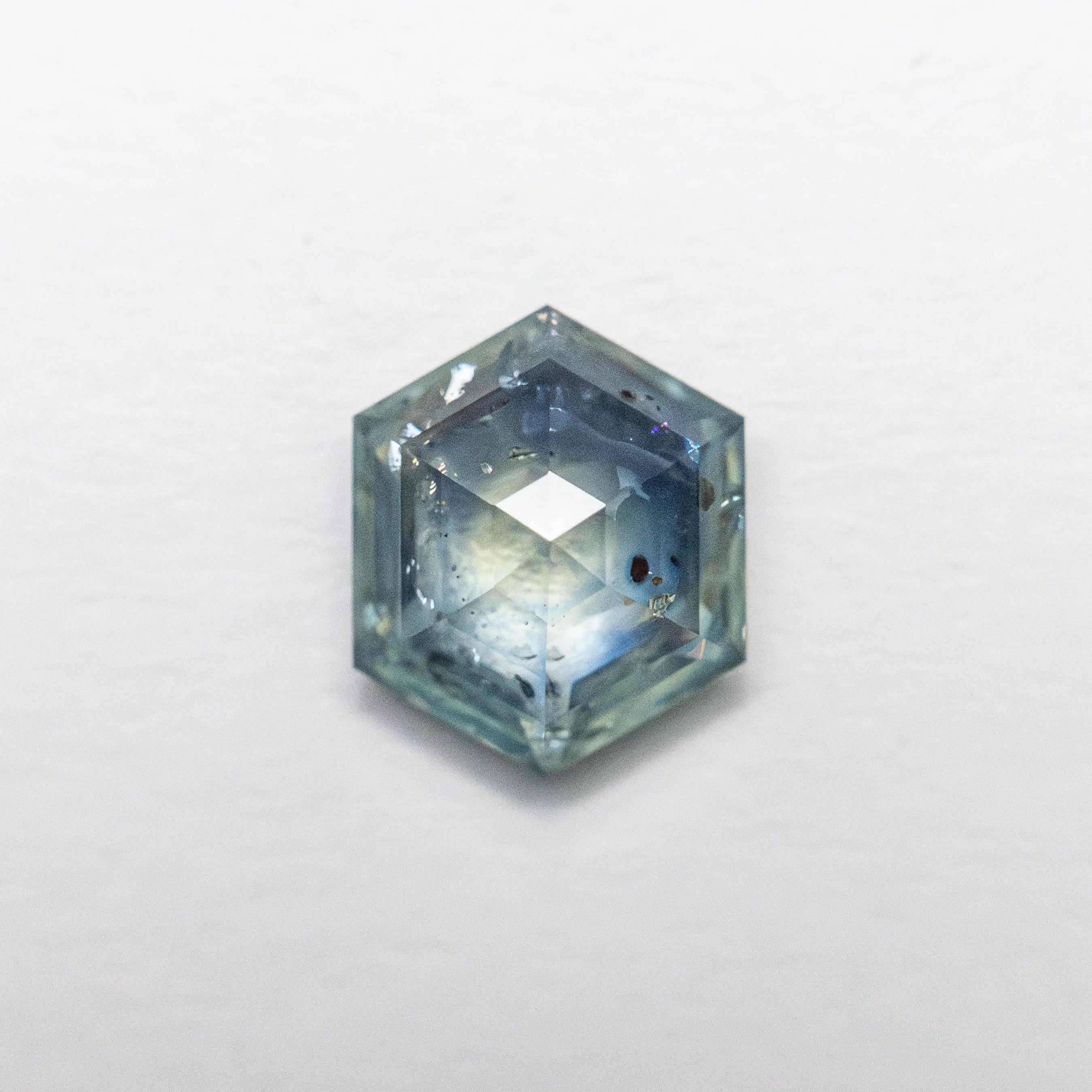 0.87ct 6.57x5.47x2.96mm Hexagon Double Cut Sapphire 23088-13