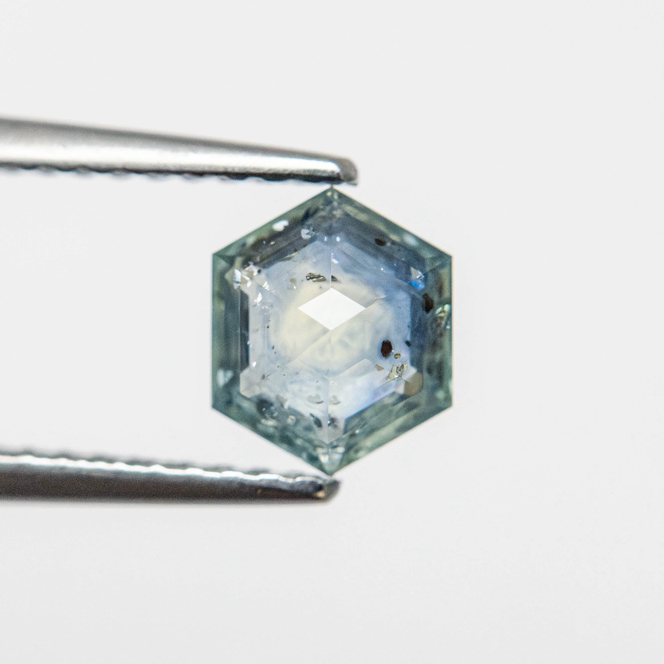 0.87ct 6.57x5.47x2.96mm Hexagon Double Cut Sapphire 23088-13