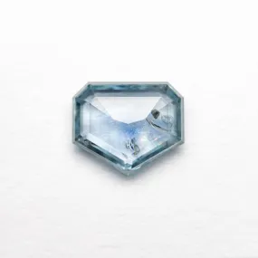 1.23ct 7.34x6.15x2.28mm Pentagon Rosecut Sapphire 22434-62