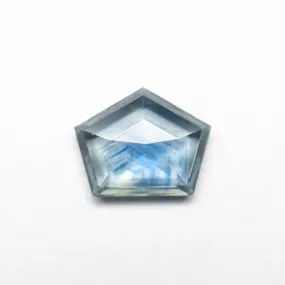 1.55ct 8.94x7.09x2.63mm Pentagon Rosecut Sapphire 22434-48