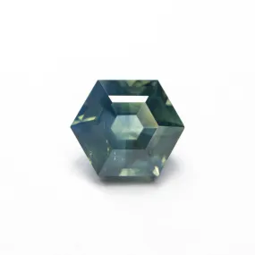 1.63ct 7.46x6.24x4.34mm Hexagon Step Cut Sapphire 23441-05