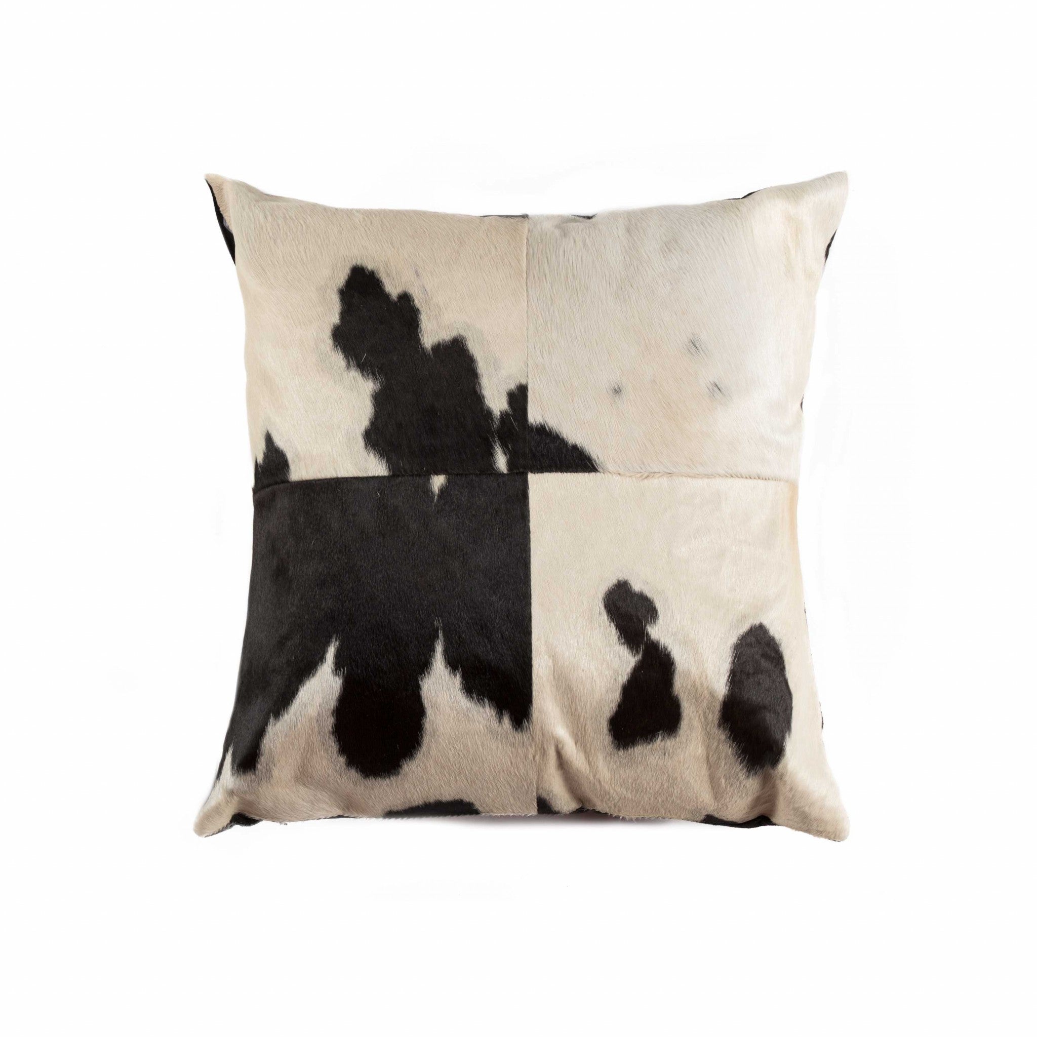 18 X 18 X 5 Black And White Quattro  Pillow