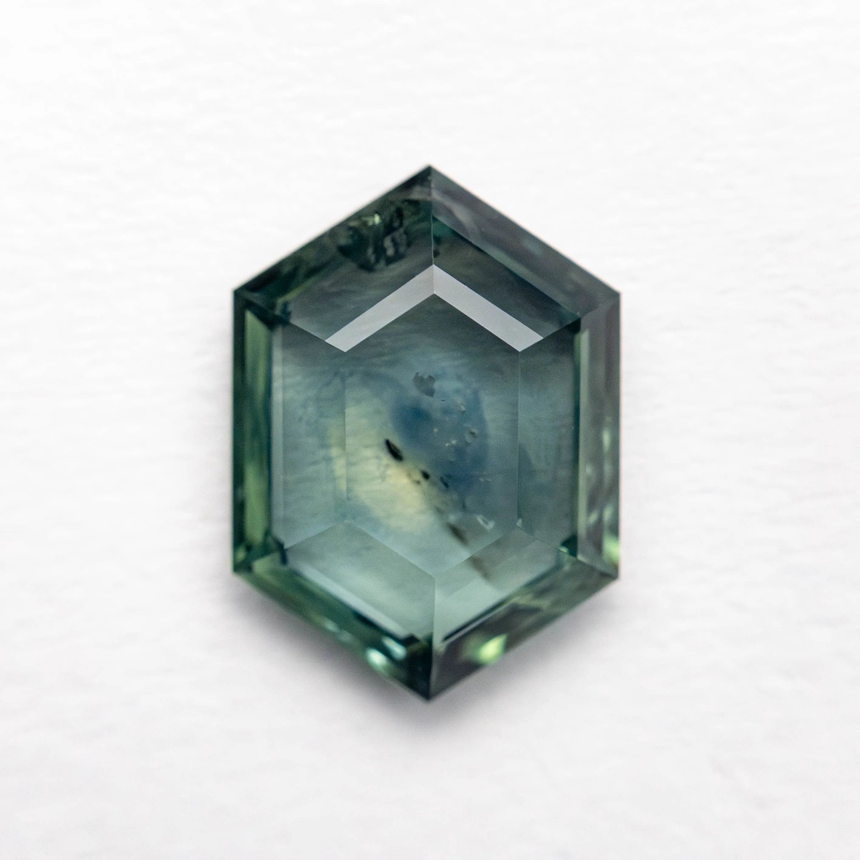 2.13ct 10.10x7.30x2.91mm Hexagon Portrait Cut Sapphire 23427-02