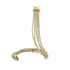 5 Strand Diamond Fashion Bracelet