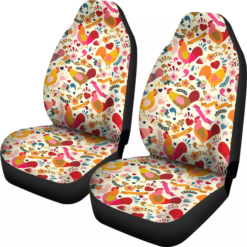 Adorable Chicken Car Seat Covers