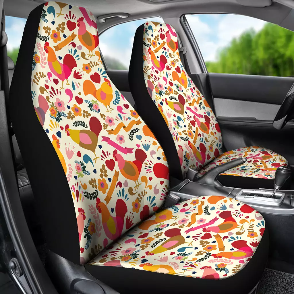 Adorable Chicken Car Seat Covers