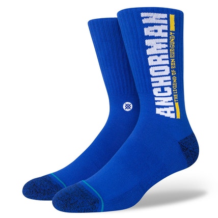 Adult Anchorman The Legend Crew Socks