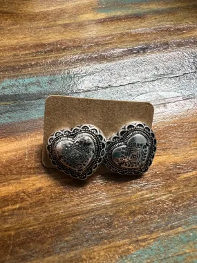 Antique Engraved Earrings