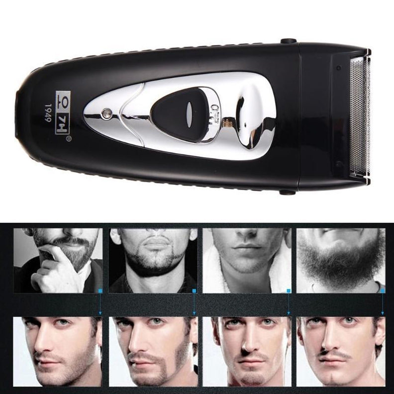 AOKAI Black R/C SHAVER For Men RSCW-1949 Electric Reciprocating-type Grooming Gifts Double Cutter 2 Heads Rechargeable Wireless 