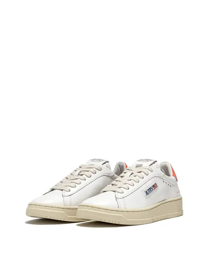 Autry Dallas Low Trainers White / Coral