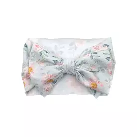 Baby Adjustable Printed Bow Headband — Design #2