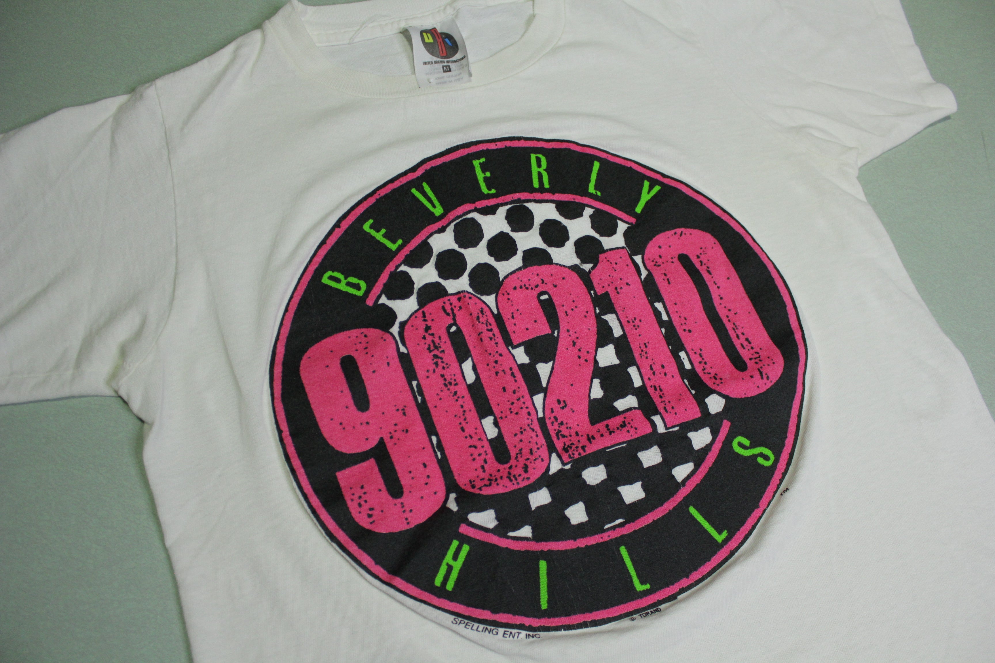 Beverly Hills 90210 Vintage 90's Spelling Ent Inc Torand TV Promo UBI T-Shirt