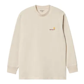 Carhartt WIP American Script T-Shirt L/S - Natural