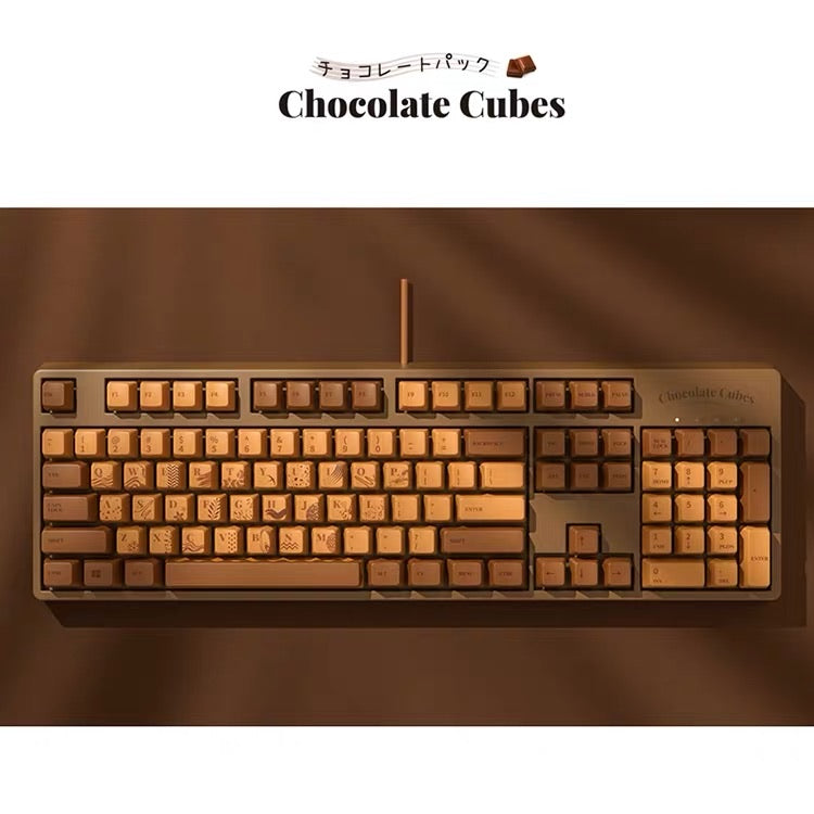 cherry chocolate mechanical keyboard