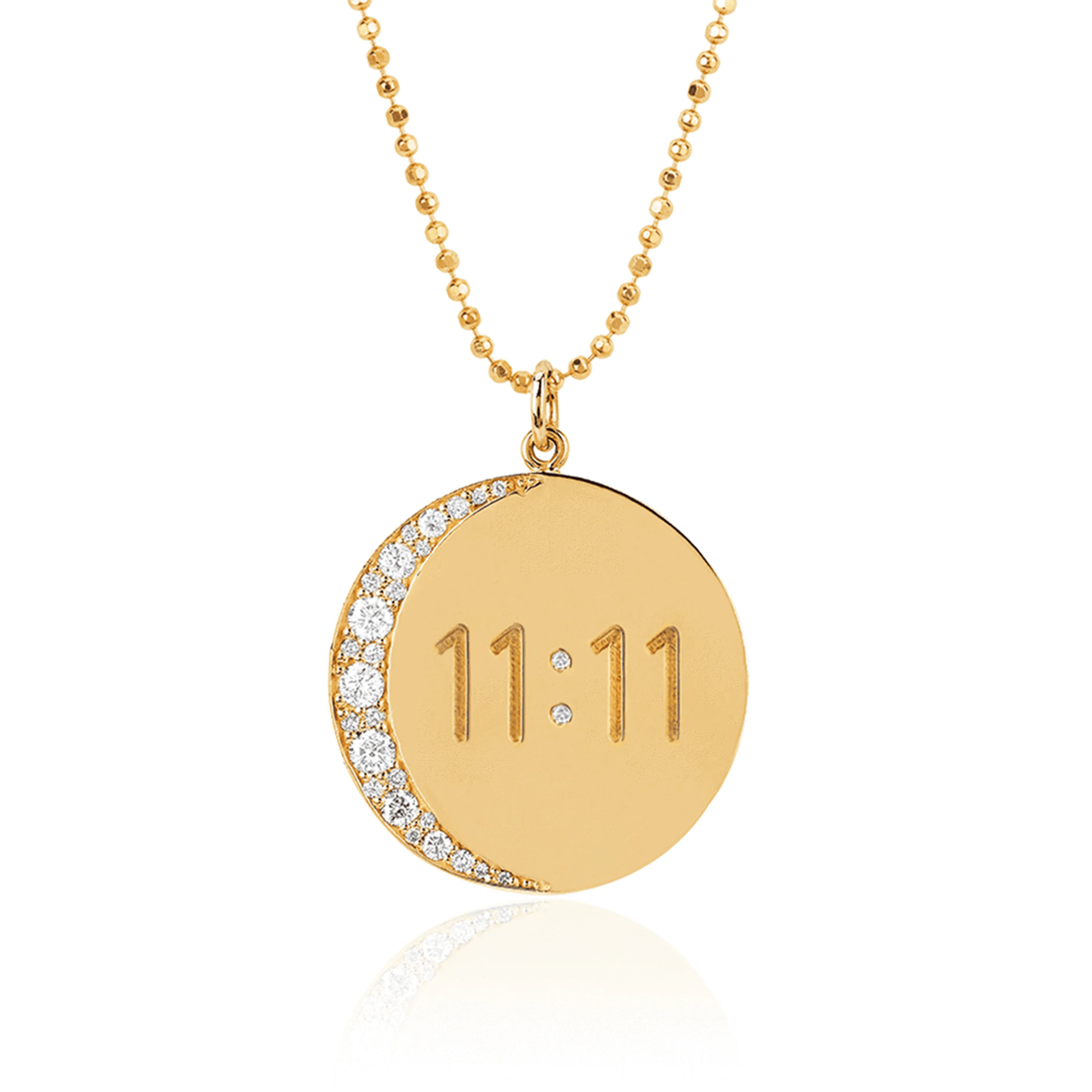 Classic 11:11 Moon Necklace | Ready to Ship