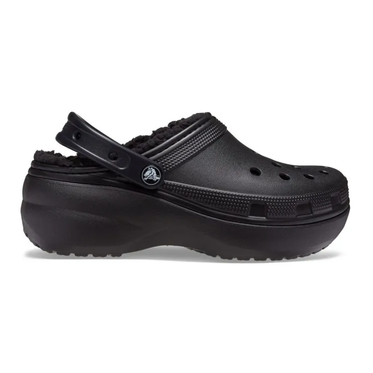 Crocs Classic Platform Lined Clog W Black