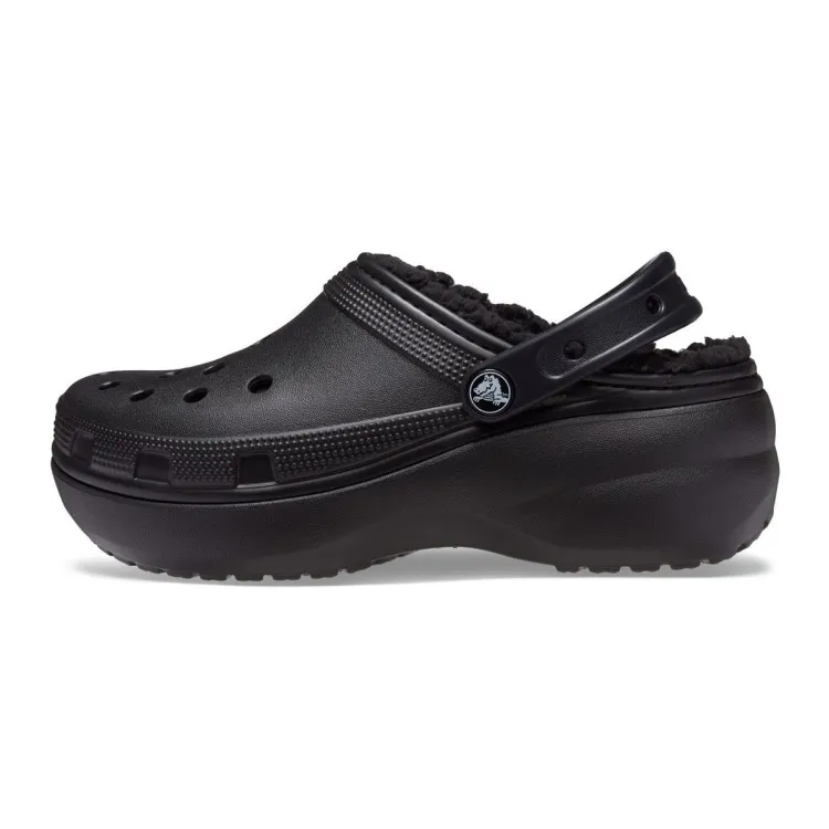 Crocs Classic Platform Lined Clog W Black