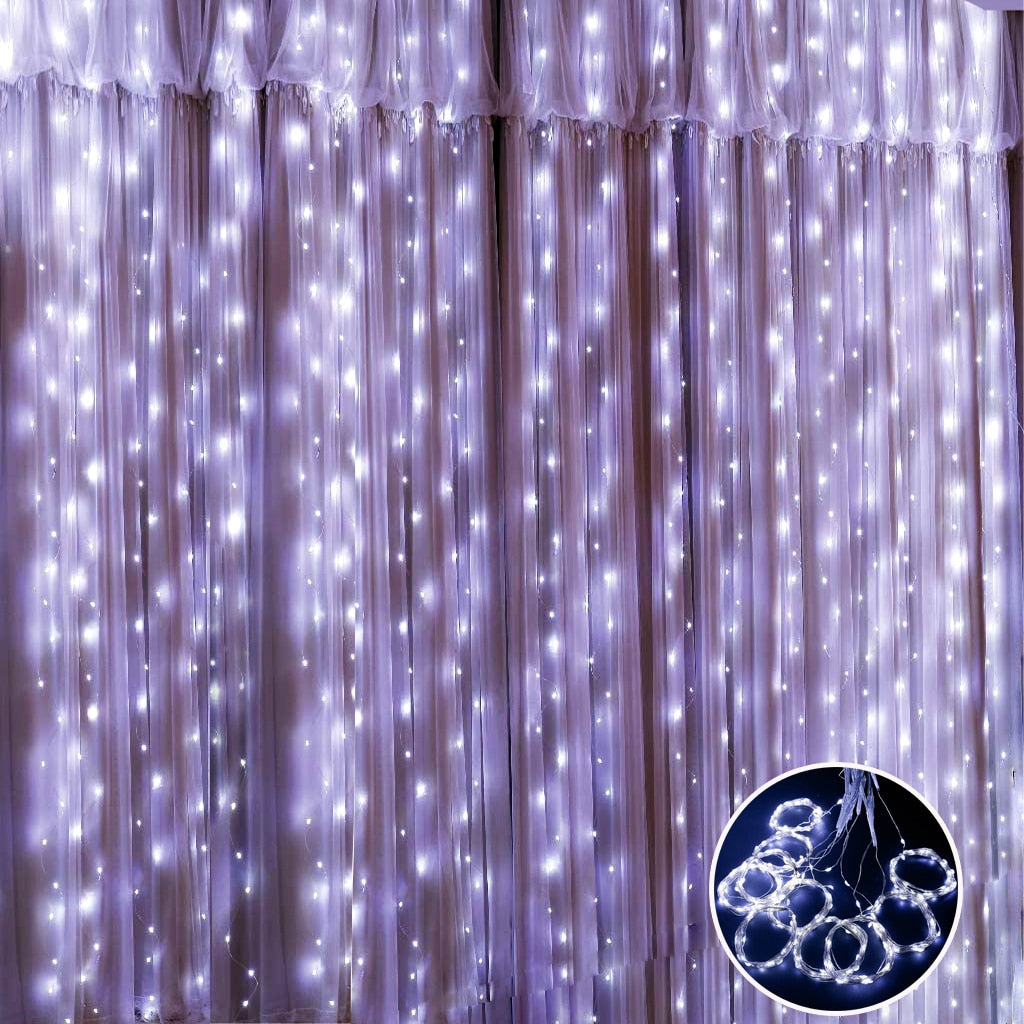 Curtain Lights Indoor Waterfall Fairy String USB Led Lights Decoration