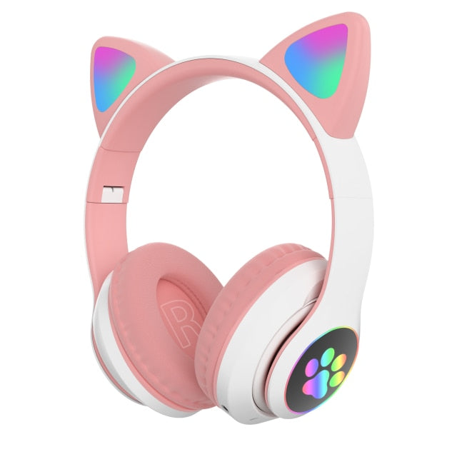 cute cat ears kid Wireless headphones