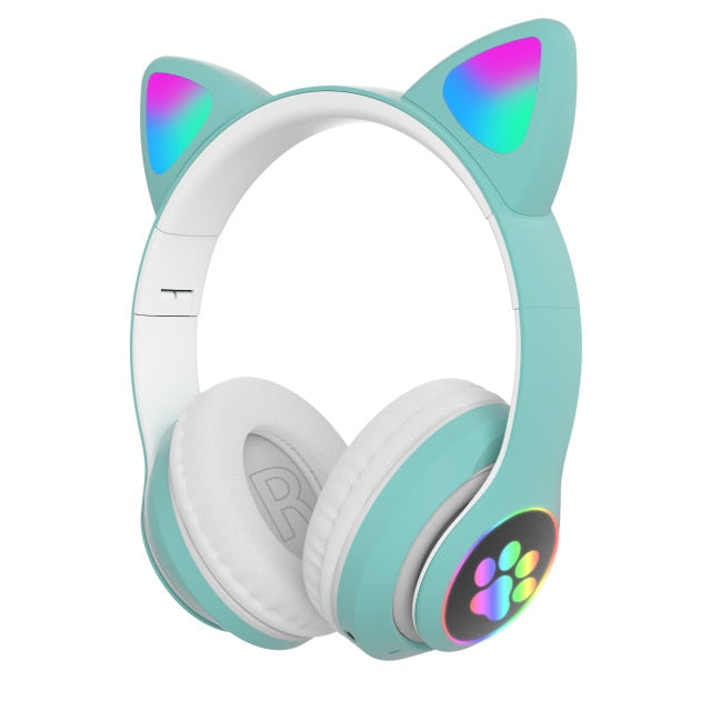 cute cat ears kid Wireless headphones