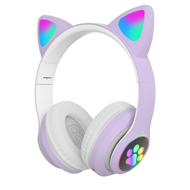 cute cat ears kid Wireless headphones