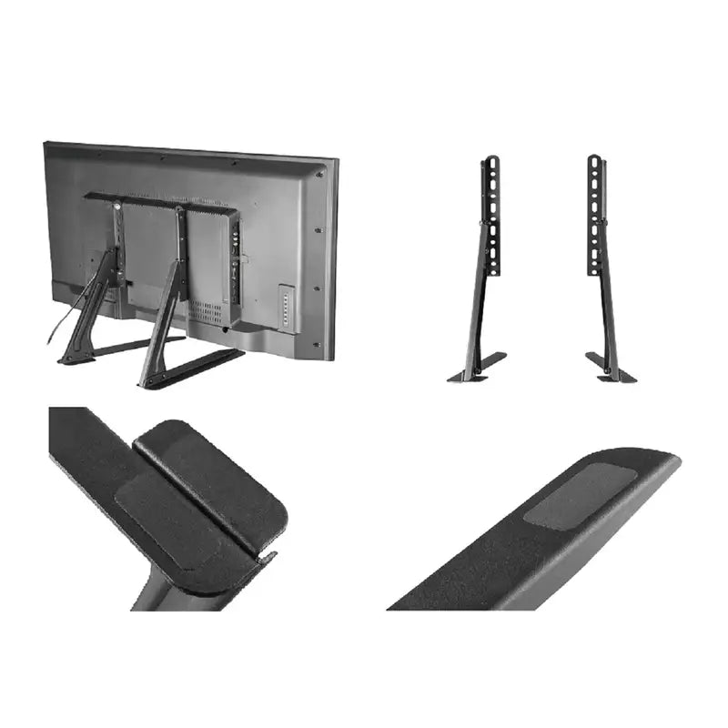 Economy Heavy-Duty Dual Leg Tabletop Tv Stand - SH 4270B (Fits Most 23 ~ 70″ Screen, Weight Capacity 50kg)