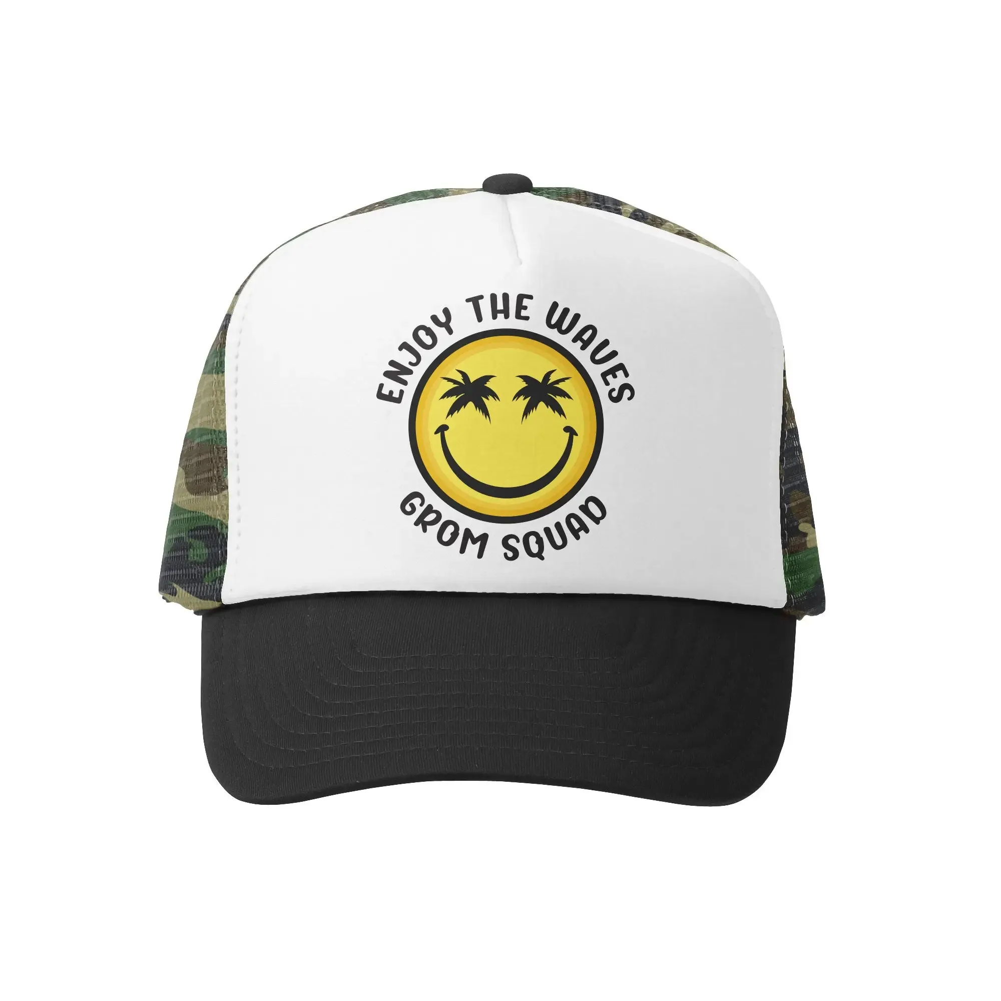 Enjoy the Waves Emoji Trucker Hat