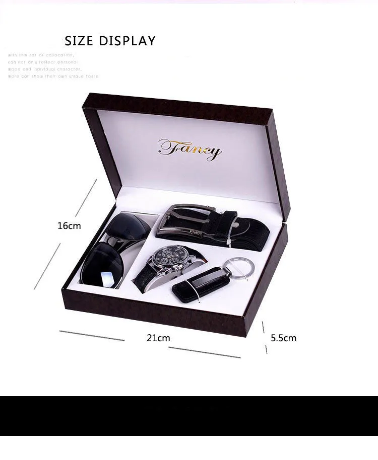 Fashion Watch Men Luxury Gift Set