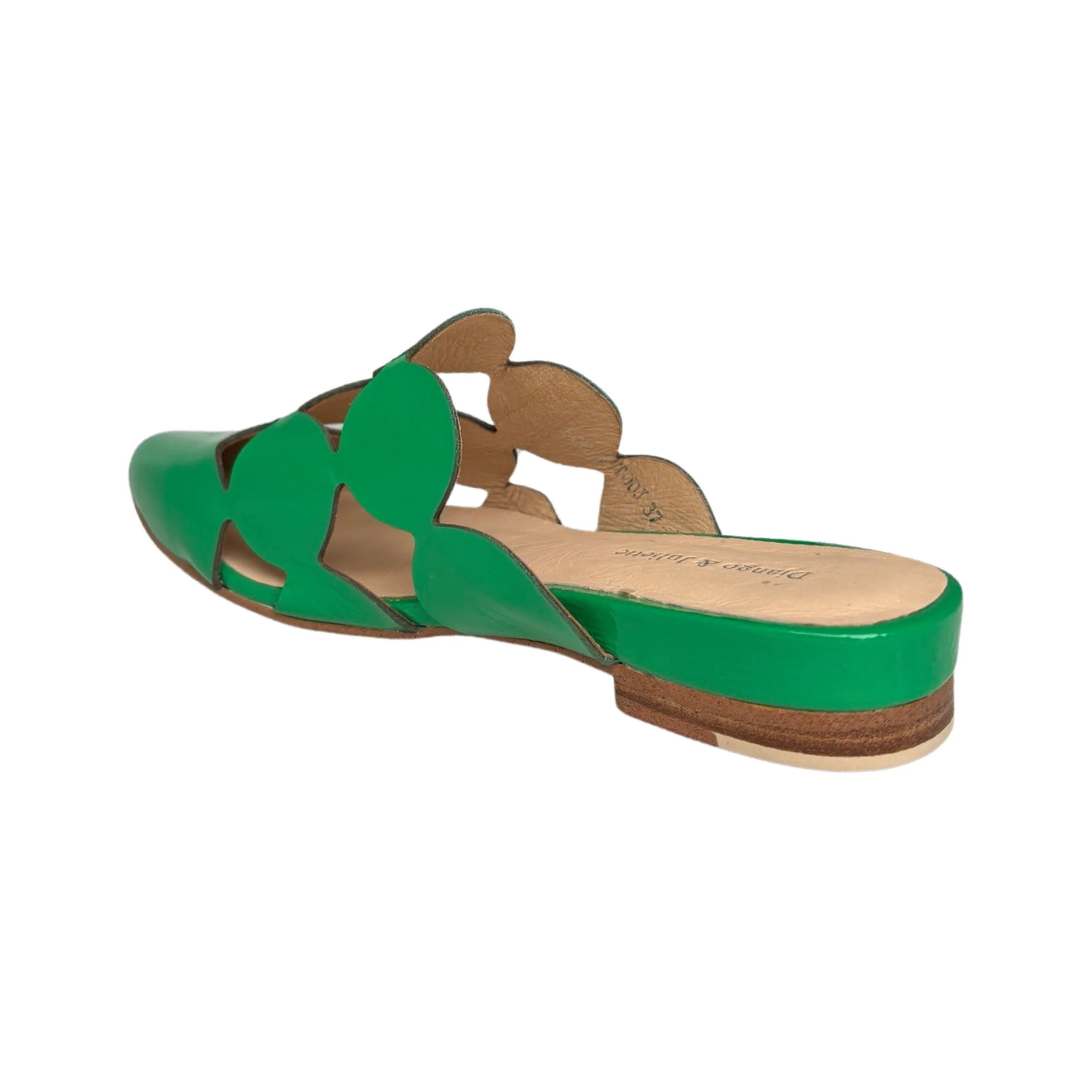 Forli Emerald Patent Flat Slide