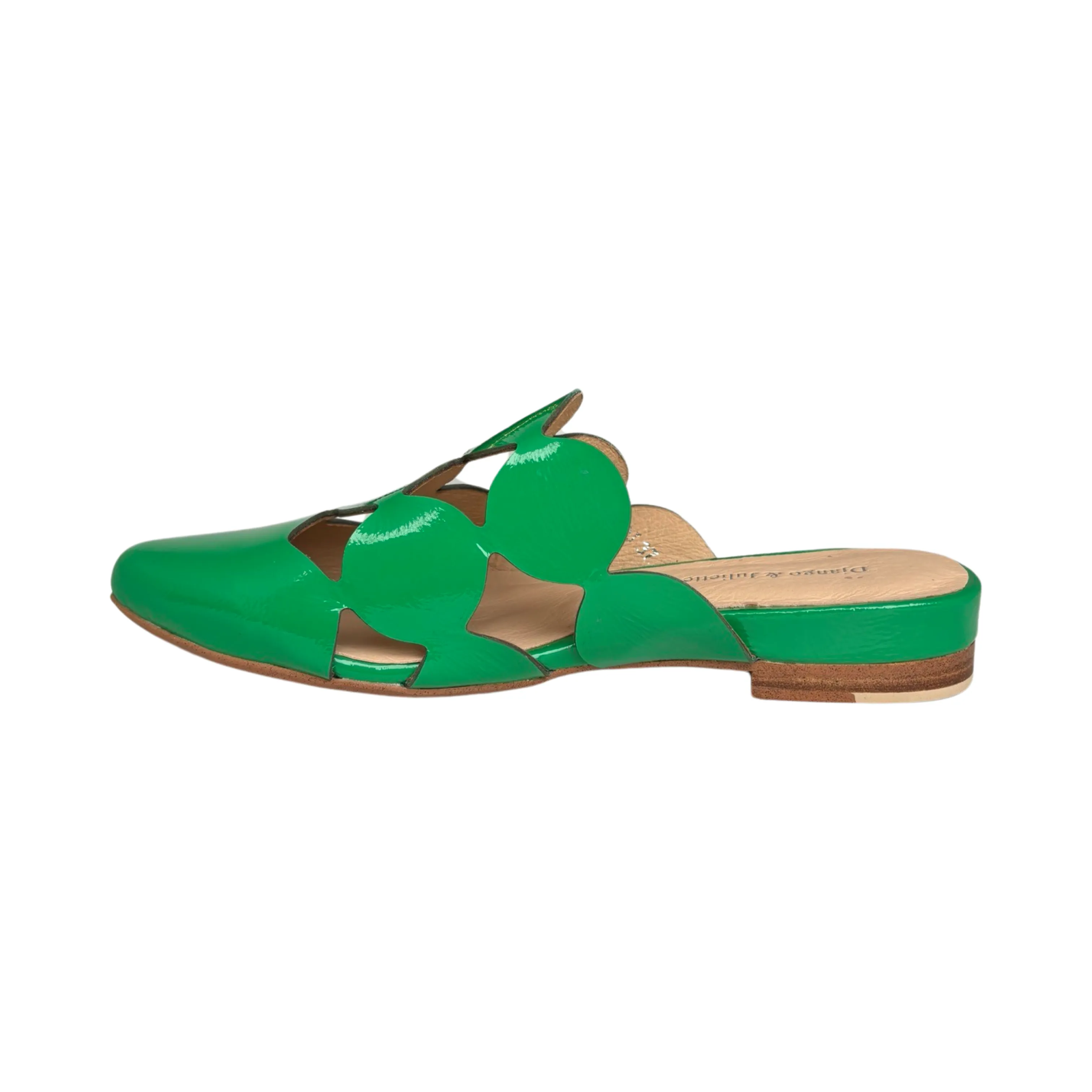 Forli Emerald Patent Flat Slide