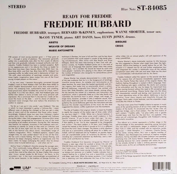 Freddie Hubbard ~ Ready For Freddie