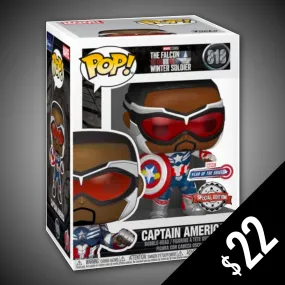 Funko Pop! The Falcon and Winter Soldier: Captain America #818