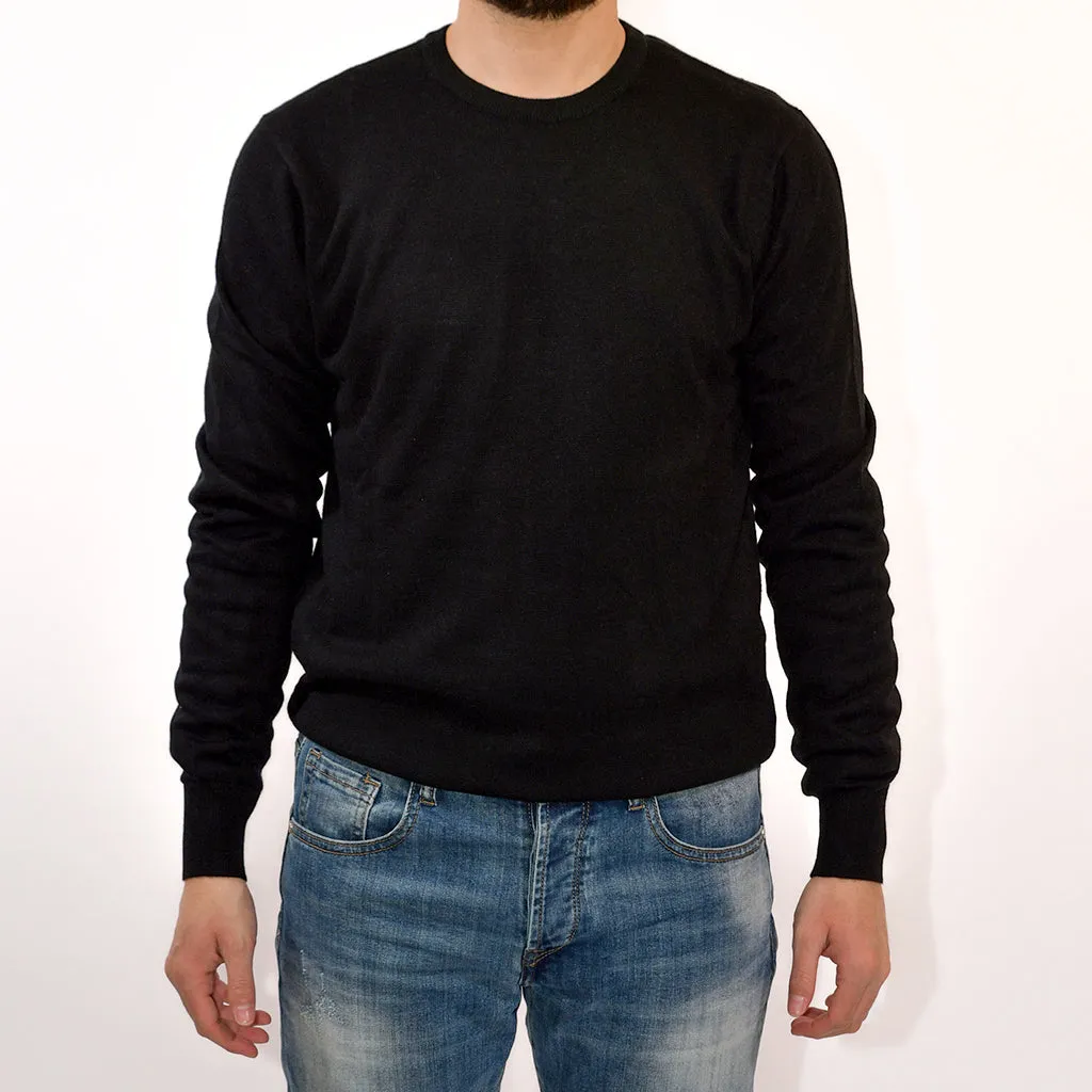 Ghiacciozero Maglia Girocollo in Lana e Cashmere Uomo J1735D