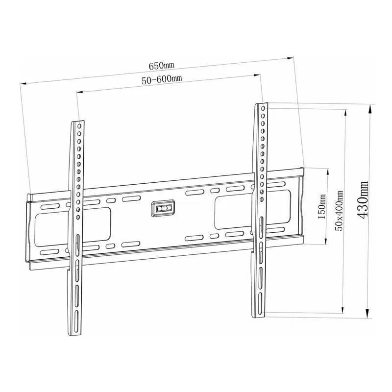 Heavy-Duty Fixed Tv Wall Mount - SH 65F (Fits Most -32 ~ 80 Screen, Max. VESA 600x400mm, Capacity: 60kg)