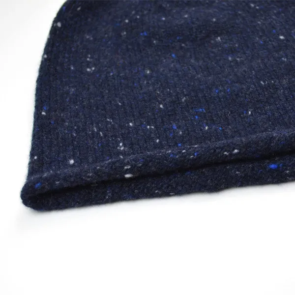 Hikaru Noguchi - Soft Tweed Beanie - Navy