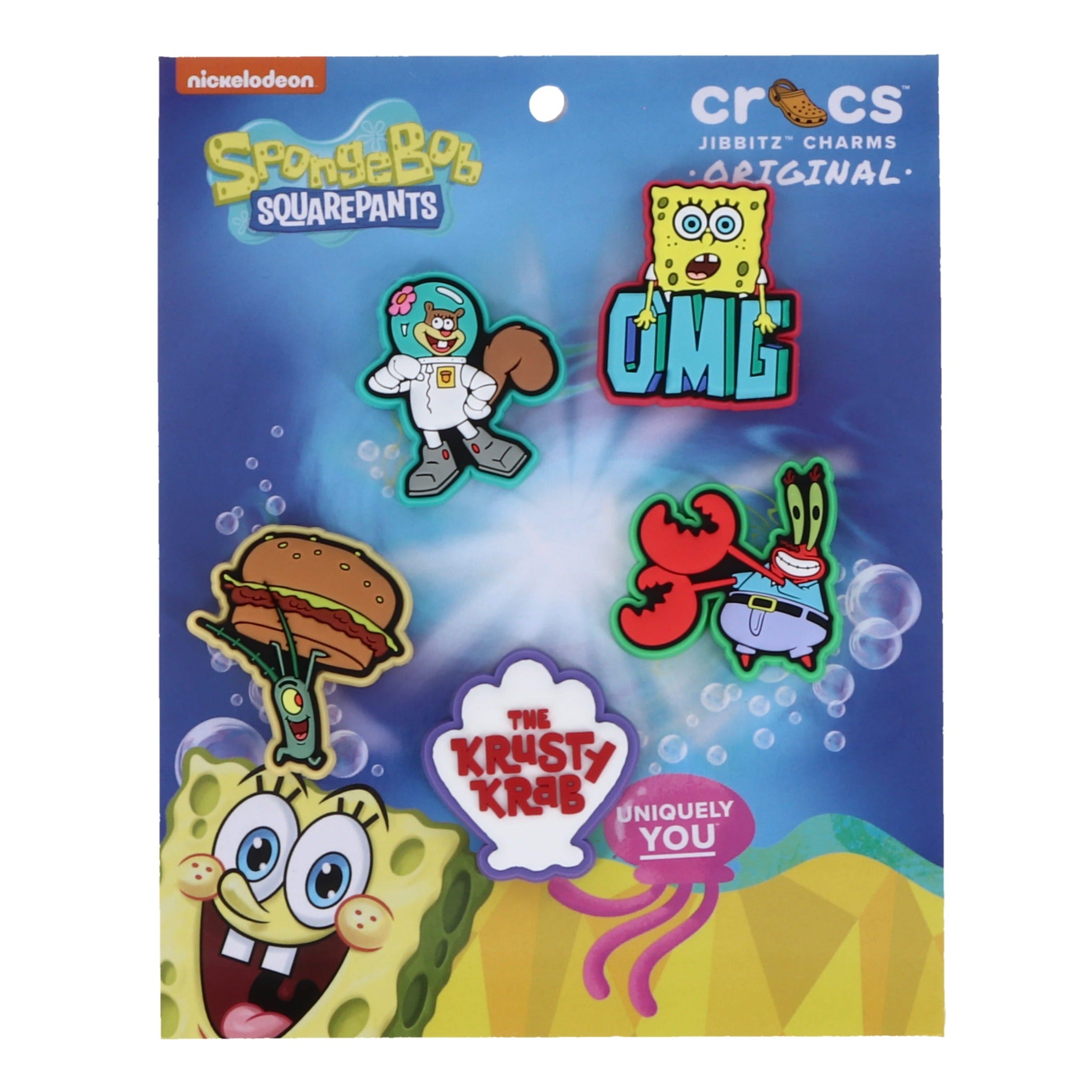 Jibbitz Spongebob 5-Pack