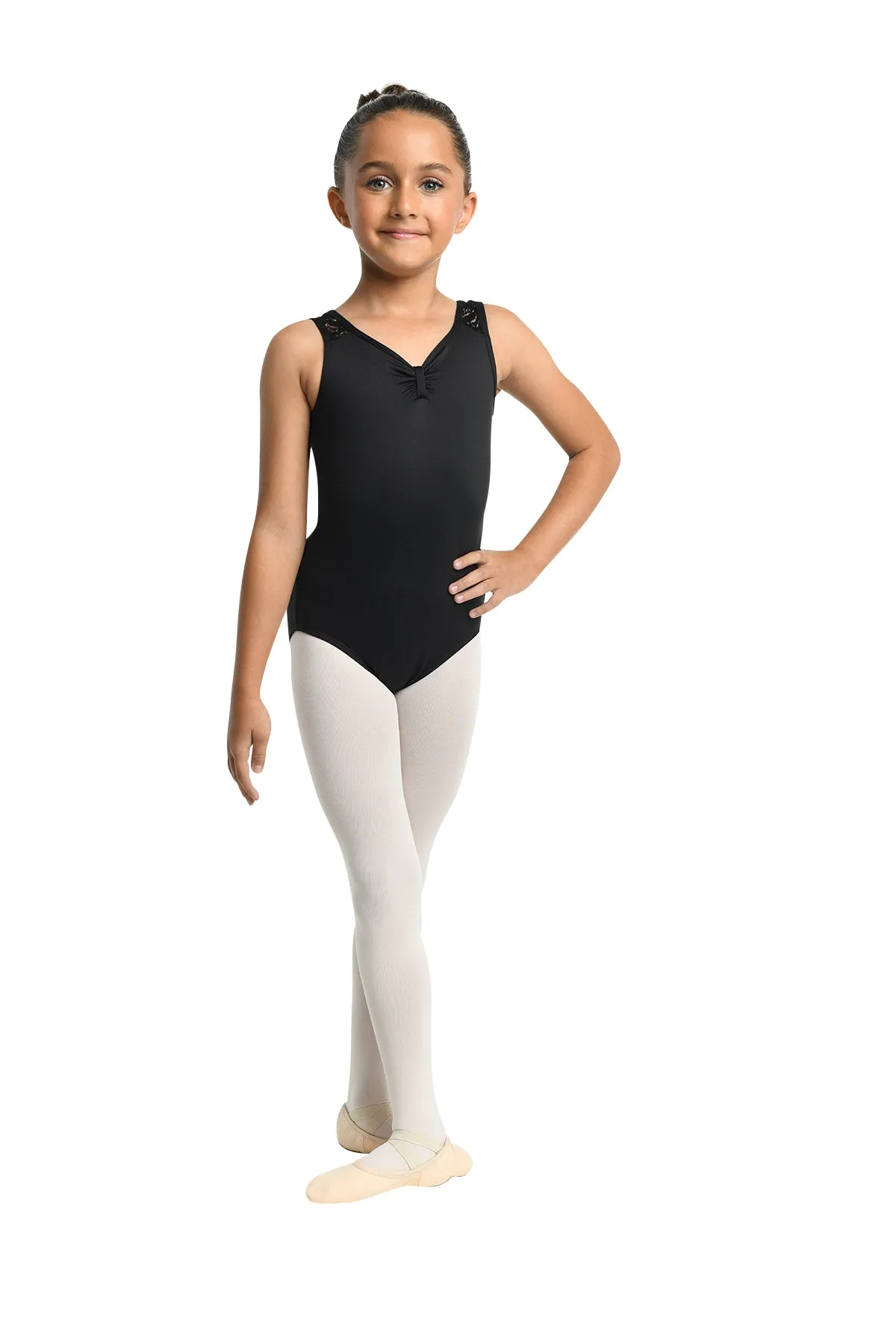 Kids Mirabelle Pinch Front Leotard