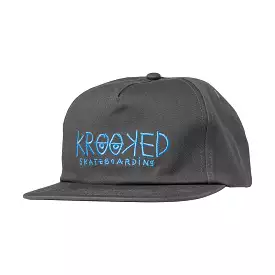 Krooked Adjustable Krooked Eyes Snapback Silver