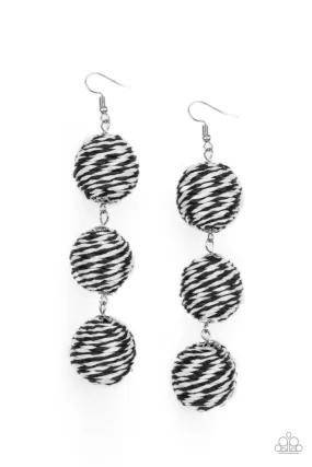 Laguna Lanterns Black-Earrings