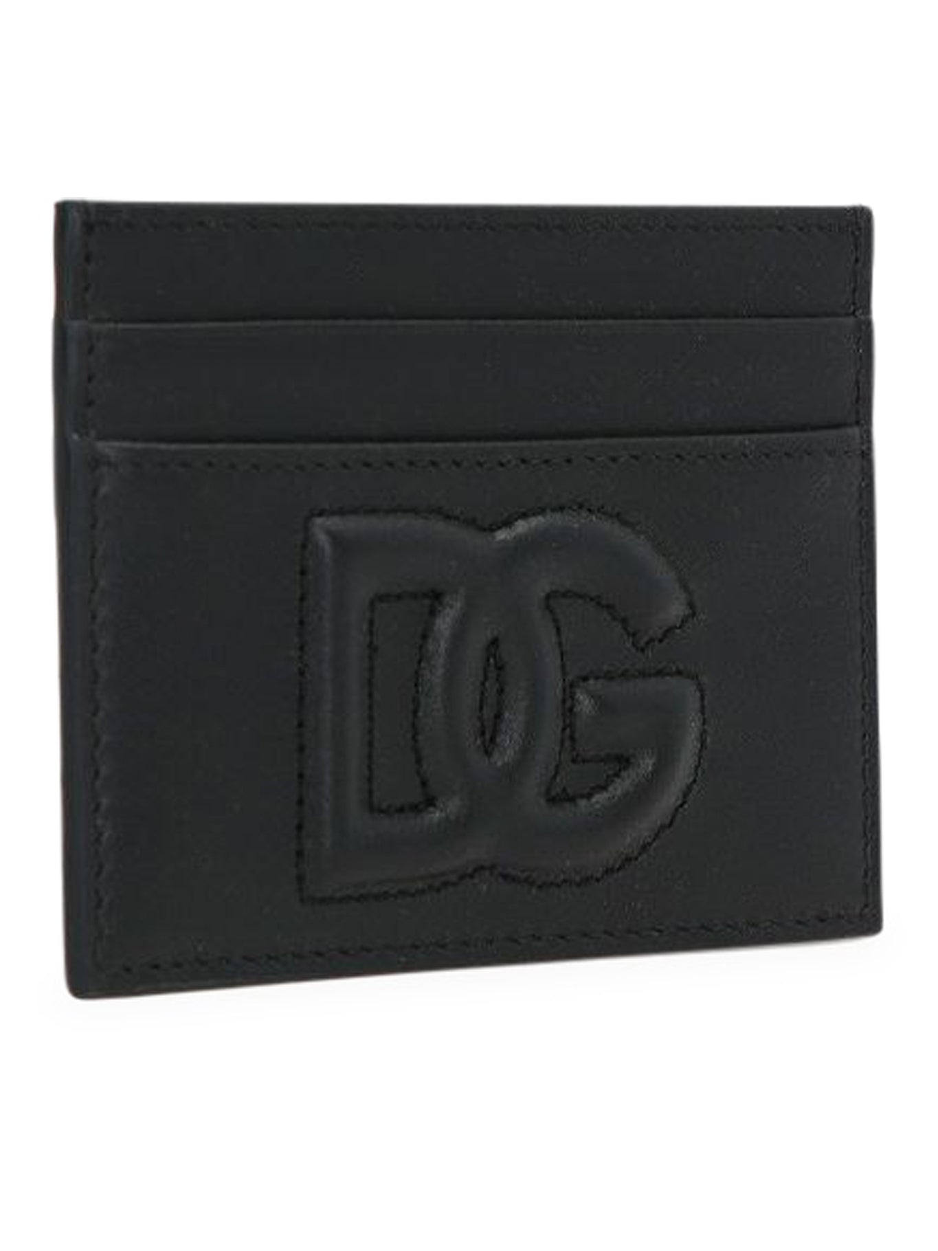 LOGO-DETAILED SMOOTH LEATHER CARD CASE