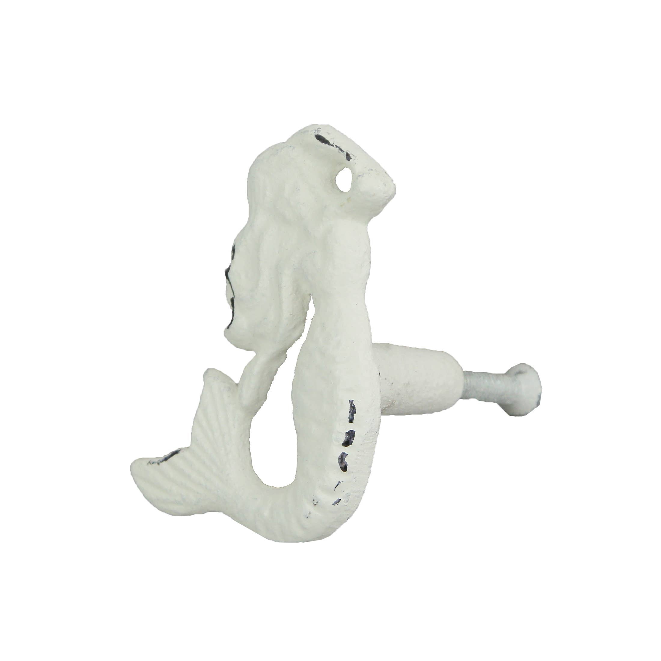 Mermaid Knob - Antique White