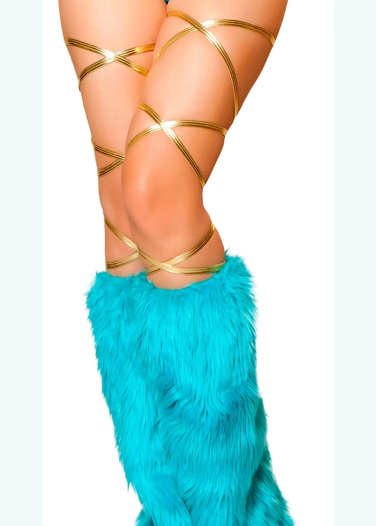 Metallic Thigh Wraps | Stripper Accessories | Rave Gear