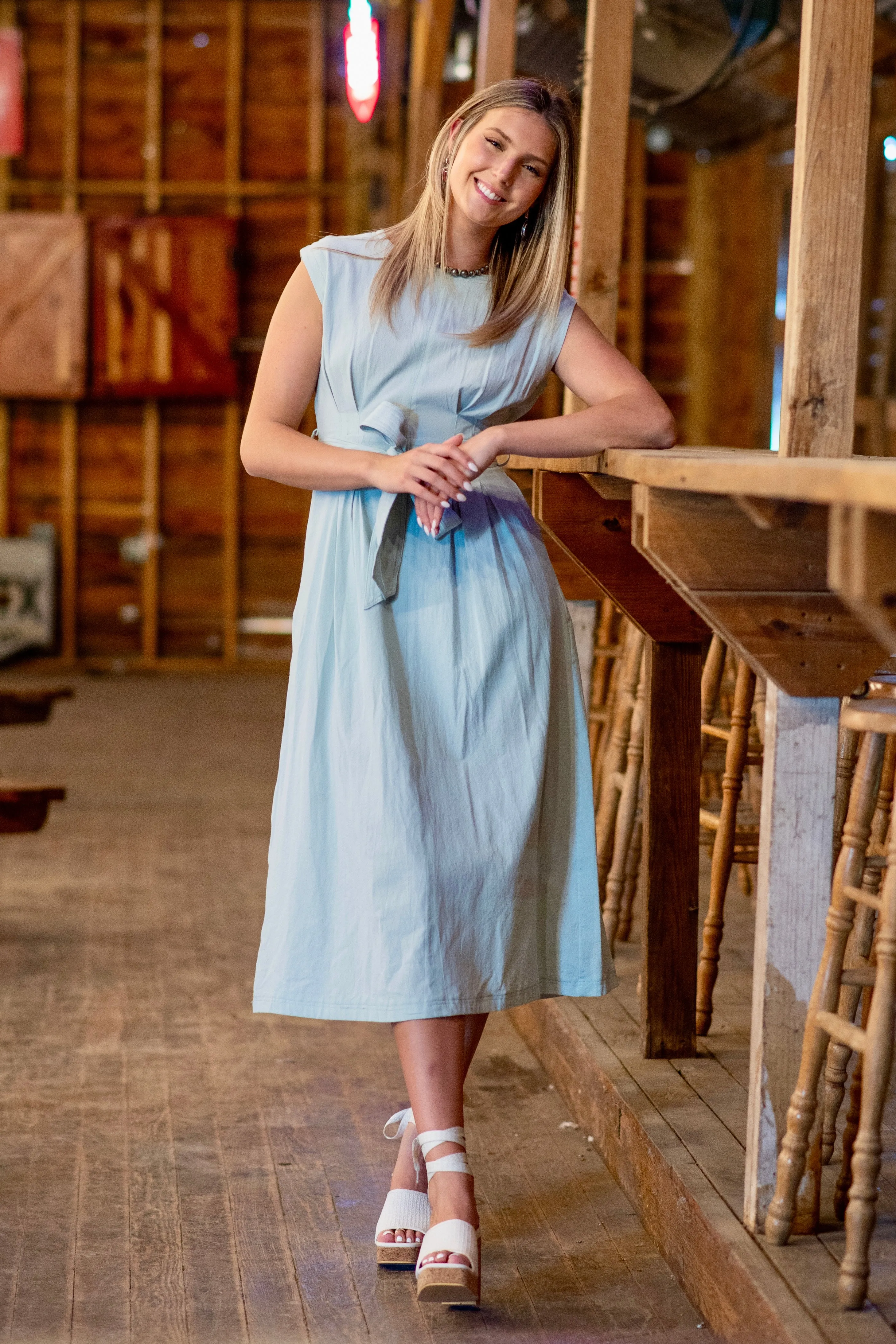 Mint Midi Dress