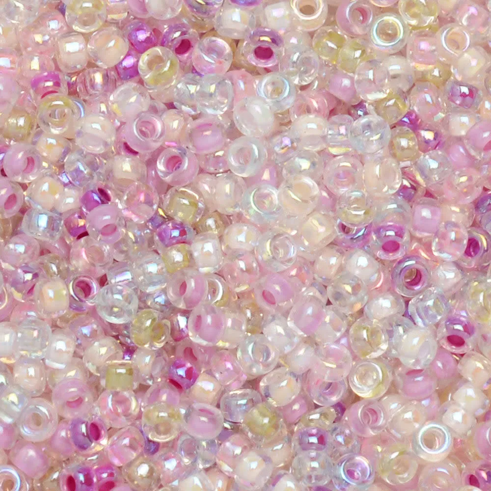 Miyuki Round Seed Beads, 15/0, #9MIX08 Serenity Mix (8.2 Gram Tube)