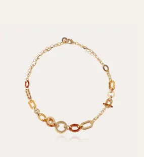 Prato necklace gold