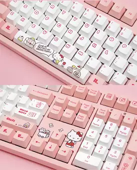 Sanrio Hellokitty Akko mechanical keyboard