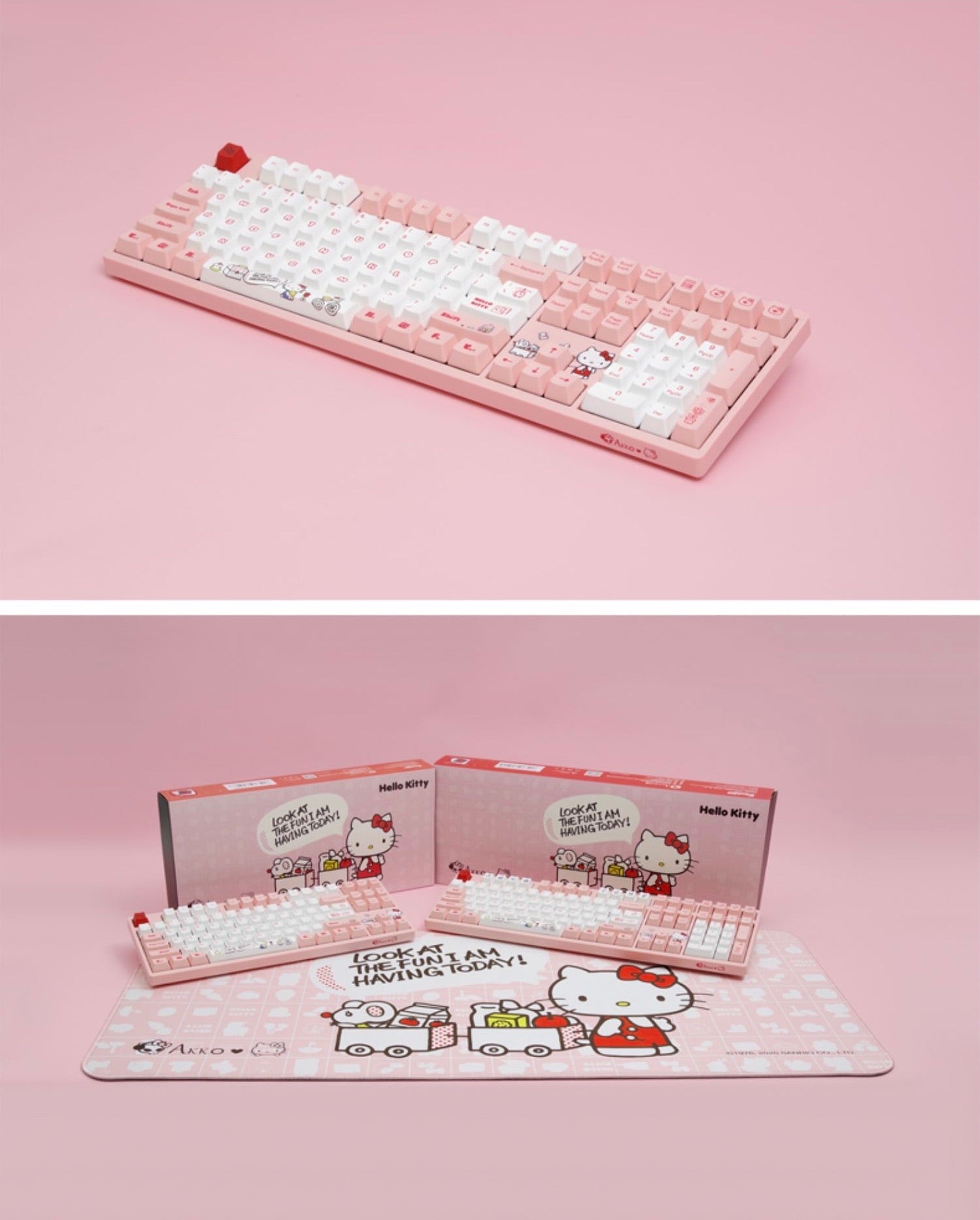 Sanrio Hellokitty Akko mechanical keyboard