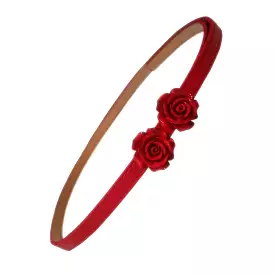 Sweet Roses Red Adjustable Belt