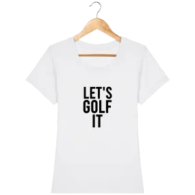 T-Shirt en coton bio LET'S GOLF IT