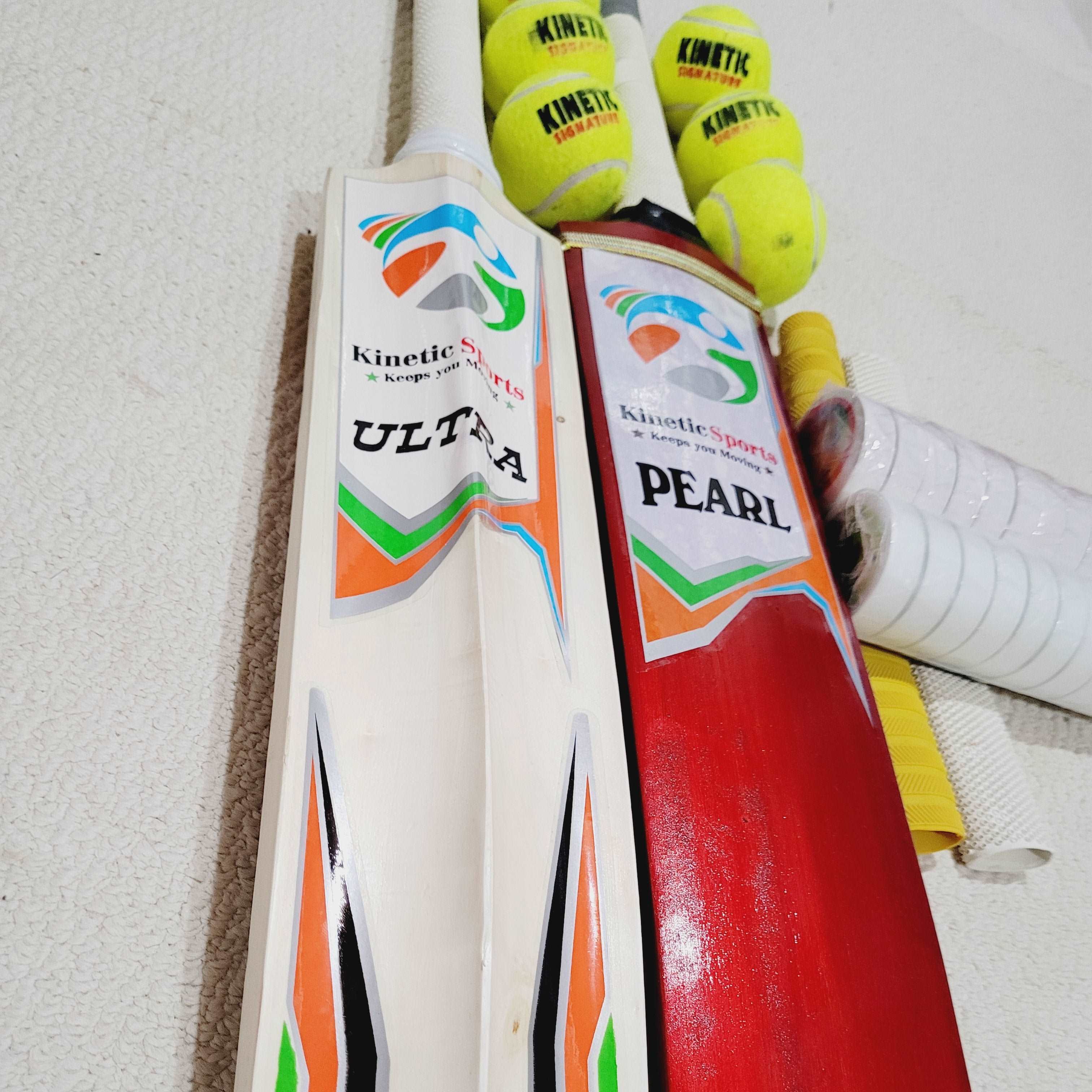 Tape Ball Cricket Deal (2 Bats+ 12 balls Package)